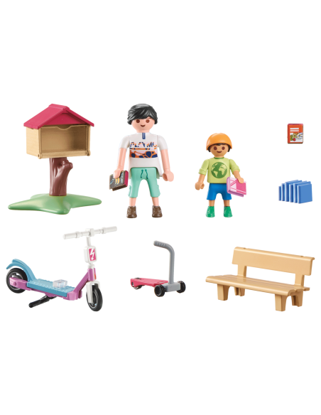 PM71511,Playmobil-SCHIMB DE CARTI PENTRU PASIONATII DE LECTURA