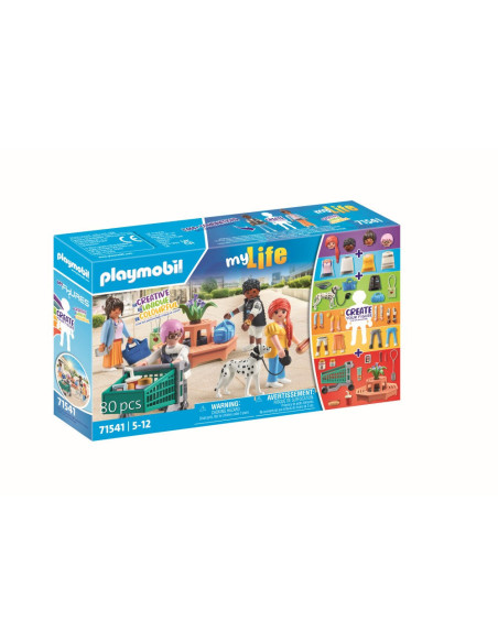 PM71541,Playmobil - Creeaza propria figurina la cumparaturi