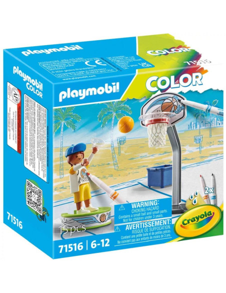 PM71516,Playmobil Color jucator de baschet