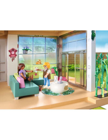 PM71607,Playmobil - Casa cu gradina de iarna
