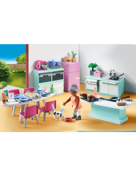 PM71608,Playmobil - Bucatarie cu loc de luat masa