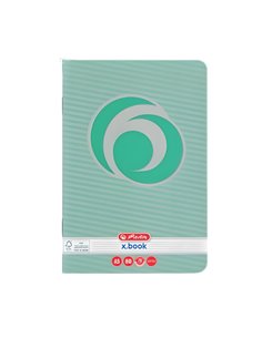 Caiet Herlitz A5, 80 file, 70g/mp, dictando, Motiv Rainbow