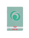 Caiet Herlitz A5, 80 file, 70g/mp, dictando, Motiv Rainbow