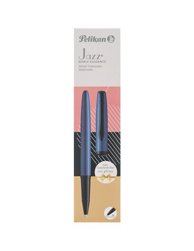 Roller Pelikan Jazz Noble Elegance in cutie cadou, varf M, Aquamarine