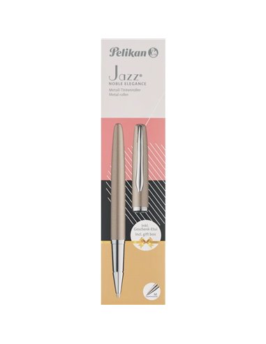 Roller Pelikan Jazz Noble Elegance in cutie cadou, varf M, Taupe