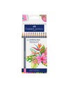 FC114610,Creioane colorate aquarelle Faber-Castell goldfaber tropical collection, 12 culori