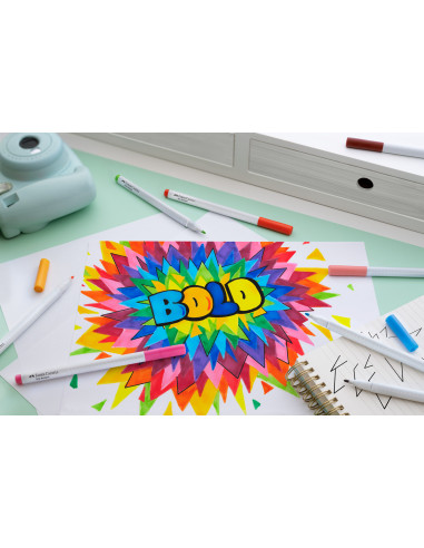 FC155317,Carioci grip Faber-Castell FC155317 Boldpen, 10 culori