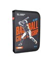 Penar echipat Daco PE1980E, 1 fermoar si 2 extensii, Motiv Basketball
