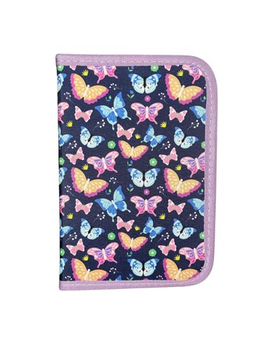 Penar echipat Daco PE1974E, 1 fermoar si 2 extensii, Motiv Butterflies