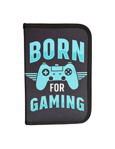 Penar neechipat Daco PE1983, 1 fermoar si 2 extensii, Motiv Gaming 2