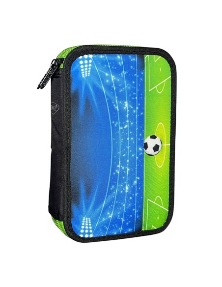 Penar echipat Daco PE2007E, 2 fermoare, Motiv football