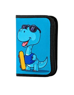 Penar neechipat Daco PE1979, 1 fermoar si 2 extensii, Motiv dino