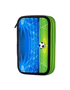 Penar echipat Daco PE2007E, 2 fermoare, Motiv football