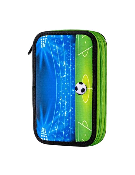 Penar echipat Daco PE2007E, 2 fermoare, Motiv football