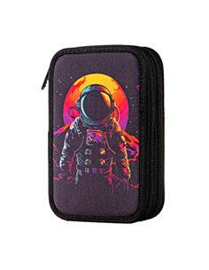 Penar neechipat Daco PE2006, 2 fermoare, Motiv astronaut