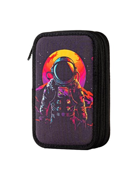 Penar neechipat Daco PE2006, 2 fermoare, Motiv astronaut