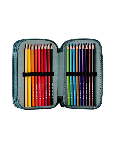 Penar echipat Daco PE3042E, 3 fermoare, Motiv leu regal