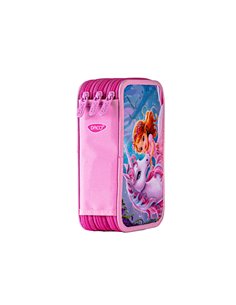 Penar neechipat Daco PE3034, 3 fermoare, Motiv unicorn si printesa 2