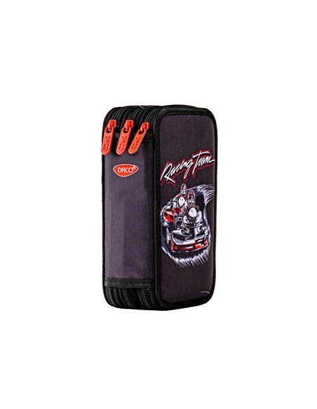 Penar neechipat Daco PE3041, 3 fermoare, Motiv circuit kart