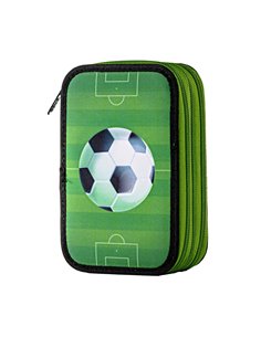 Penar neechipat Daco PE3044, 3 fermoare, Motiv fotbal pro