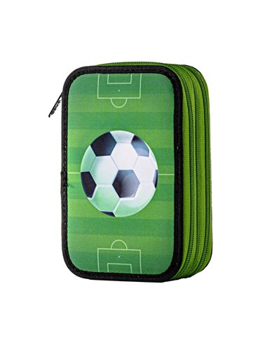 Penar neechipat Daco PE3044, 3 fermoare, Motiv fotbal pro