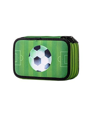 Penar neechipat Daco PE3044, 3 fermoare, Motiv fotbal pro