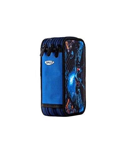 Penar neechipat Daco PE3046, 3 fermoare, Motiv galaxie
