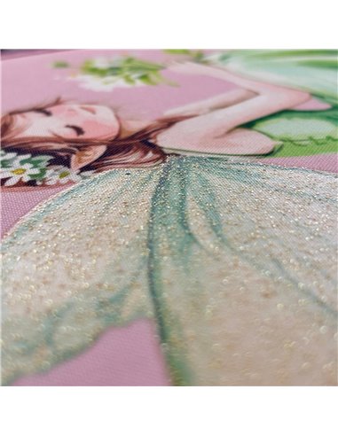 Penar echipat Daco PE2000E, 2 fermoare, Motiv fairy
