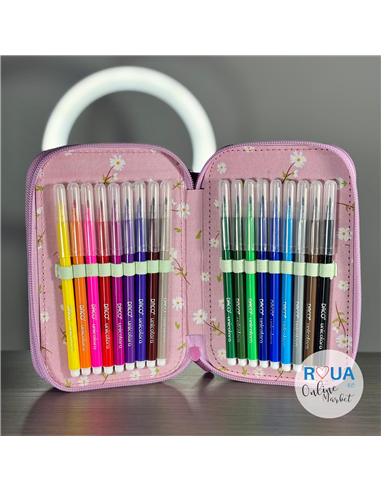 Penar echipat Daco PE2000E, 2 fermoare, Motiv fairy
