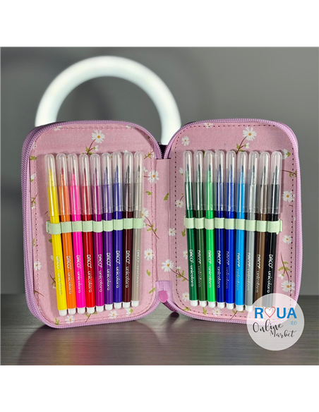 Penar echipat Daco PE2000E, 2 fermoare, Motiv fairy