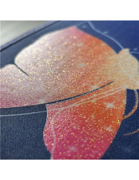 Penar echipat Daco PE2003E, 2 fermoare, Motiv butterfly