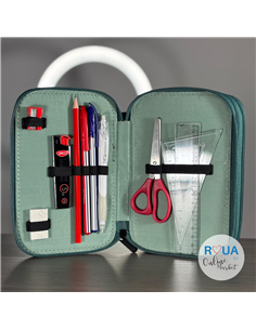 Penar echipat Daco PE3042E, 3 fermoare, Motiv leu regal 2