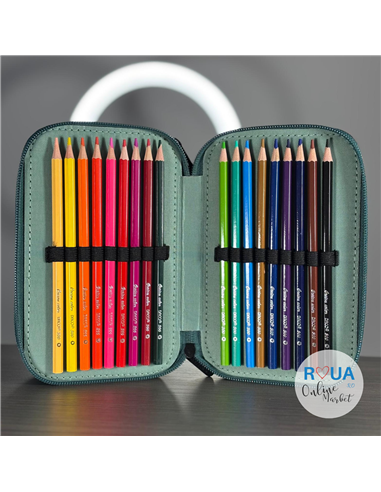 Penar echipat Daco PE3042E, 3 fermoare, Motiv leu regal