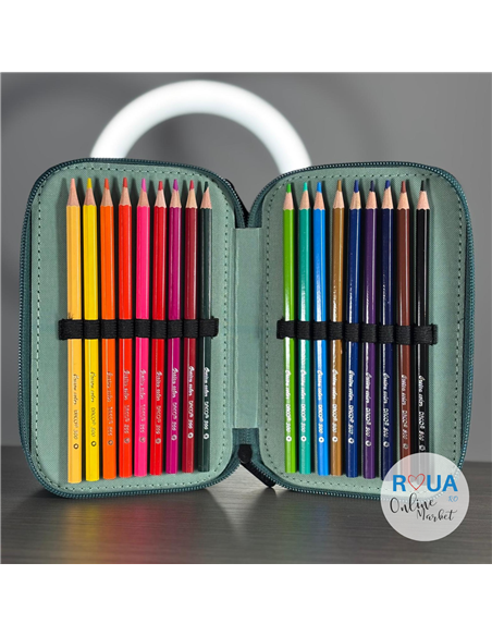 Penar echipat Daco PE3042E, 3 fermoare, Motiv leu regal