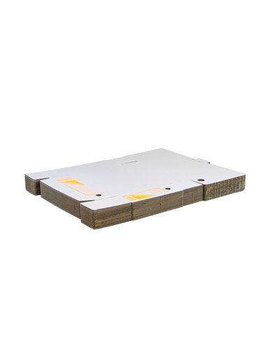 Set 25 cutii de arhivare din carton, 100 mm, 350 x 250 mm, Liniatura galbena
