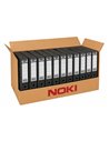 Set 25 Bibliorafturi plastifiate A4 Noki, 7.5 cm, Marmorat