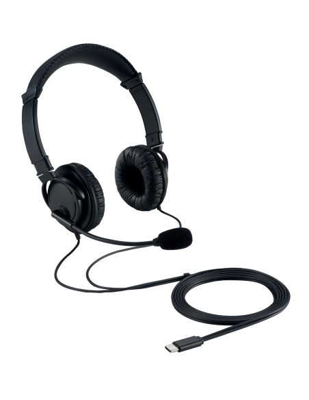KSK97457WW,Casti audio on-ear cu fir cu microfon Kensington