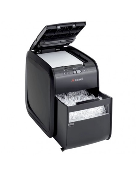 Distrugator documente automat REXEL AUTO+ 90X, P3, cross-cut