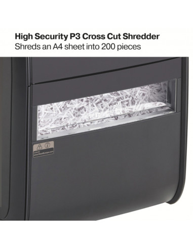 Distrugator documente automat REXEL AUTO+ 90X, P3, cross-cut