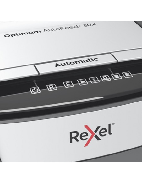 Distrugator documente automat REXEL Optimum 50X, P4, cross-cut