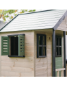 M60PGN_G,Casuta de gradina Pastel Green Adventure Cottage cu platforma, tobogan, leagan dublu si modul sport (M60PGN_G), Wendi T