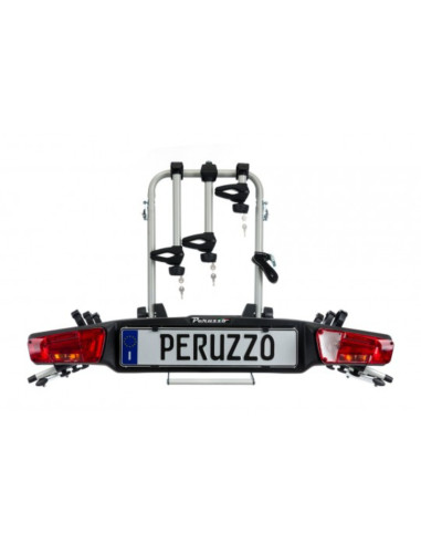P713/3E,Suport pentru 3 biciclete electrice, Peruzzo Zephyr 713/3E, cu prindere pe carligul de remorcare