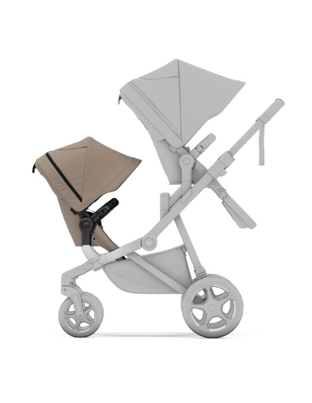 TA11000219,Thule Sibling Seat - Scaun al doilea copil pentru Carucior Thule Sleek 2, Tinted Taupe
