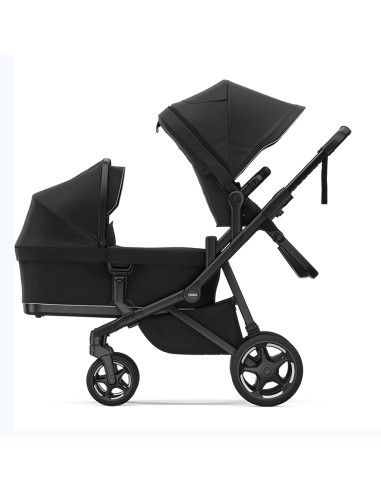 TA11000038,Set Carucior Thule Sleek 2 + Landou, Black