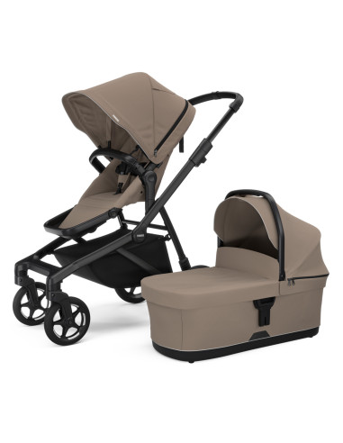 TA11000040,Set Carucior Thule Sleek 2 + Landou, Tinted Taupe
