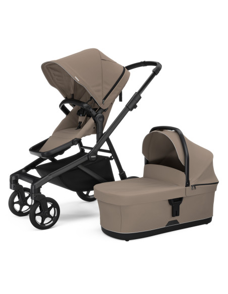 TA11000040,Set Carucior Thule Sleek 2 + Landou, Tinted Taupe