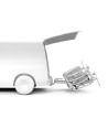 TA9031100,Adaptor pentru suport de biciclete Thule VeloSpace 3 - pentru a 3-a sau a 4-a bicicleta