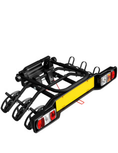 P706/3N,Suport pentru 3 biciclete, Peruzzo Parma 706/3, Negru, cu prindere pe carligul de remorcare 2
