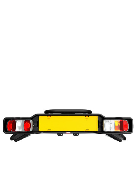 P706/3N,Suport pentru 3 biciclete, Peruzzo Parma 706/3, Negru, cu prindere pe carligul de remorcare