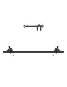 TA911602,Adaptor a 3-a bicicleta pentru suportul de biciclete Thule WanderWay 2 cu prindere pe haion, Negru